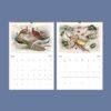 Oliver Goldsmith Wall Calendar – Georgian Decor, Nature Illustration, Semi-Glossy Paper
