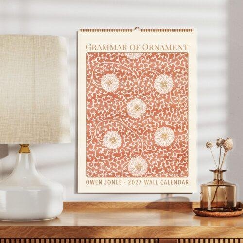 Owen Jones Wall Calendar – Islamic Pattern, Victorian Era, Plate XLIII Cover, Semi-Glossy Paper