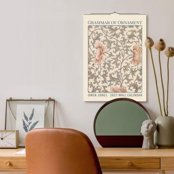 Owen Jones Wall Calendar – Islamic Pattern, Victorian Era, Plate XLVIII Cover, Semi-Glossy Paper