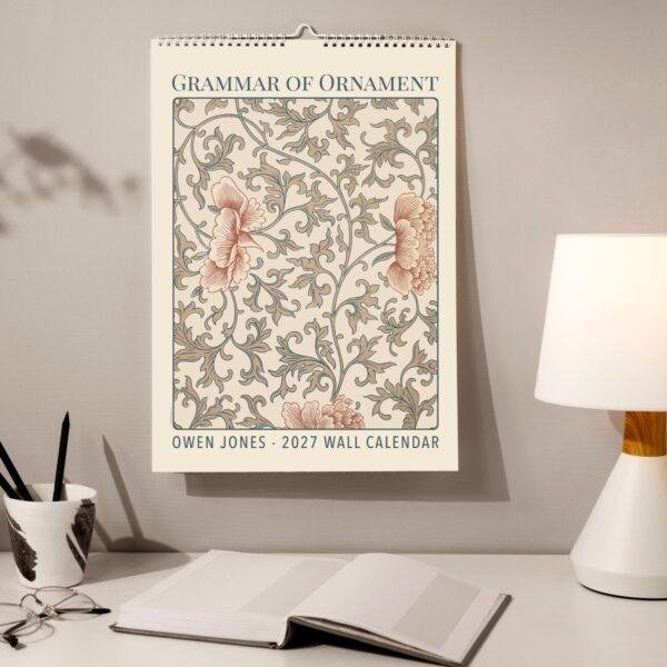 Owen Jones Wall Calendar – Islamic Pattern, Victorian Era, Plate XLVIII Cover, Semi-Glossy Paper