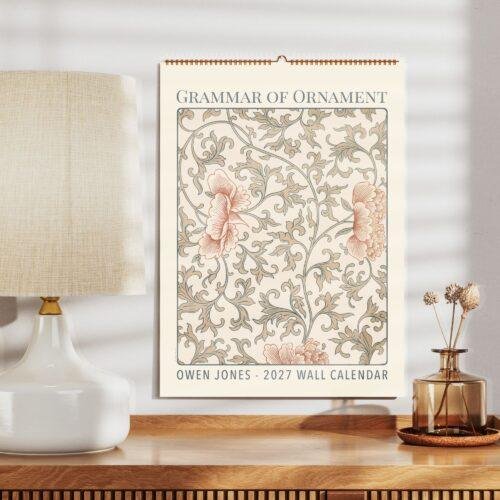 Owen Jones Wall Calendar – Islamic Pattern, Victorian Era, Plate XLVIII Cover, Semi-Glossy Paper