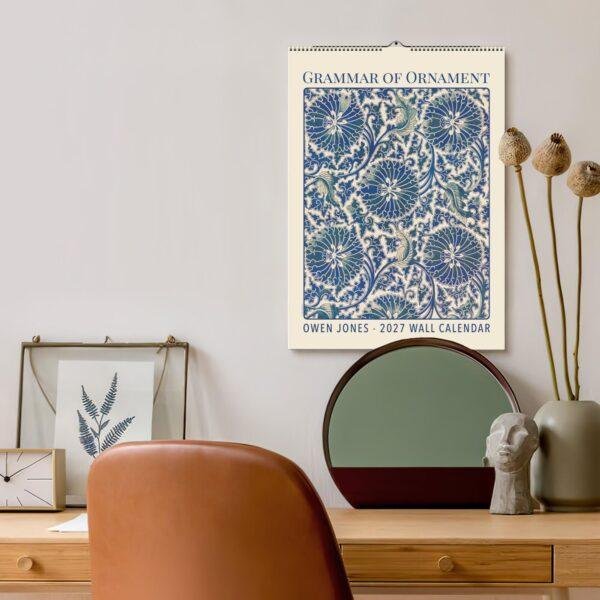 Owen Jones Wall Calendar – Islamic Pattern, Victorian Era, Plate XXIV Cover, Semi-Glossy Paper