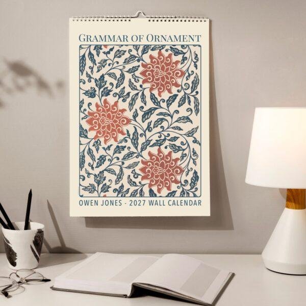 Owen Jones Wall Calendar – Islamic Pattern, Victorian Era, Plate XLVII Cover, Semi-Glossy Paper