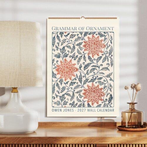 Owen Jones Wall Calendar – Islamic Pattern, Victorian Era, Plate XLVII Cover, Semi-Glossy Paper