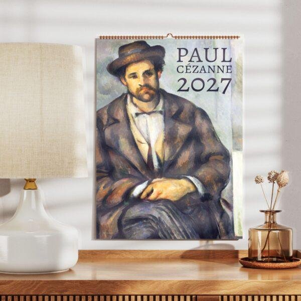 Paul Cézanne Wall Calendar - French Artist, Post-Impressionist, Semi-glossy silk paper