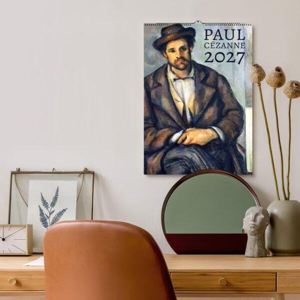 Paul Cézanne Wall Calendar - French Artist, Post-Impressionist, Semi-glossy silk paper