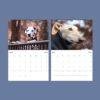 Dog Wall Calendar – Golden Retriever, French Bulldog, Semi-Gloss Paper