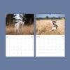 Dog Wall Calendar – Golden Retriever, French Bulldog, Semi-Gloss Paper