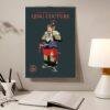 Qing Dynasty Wall Calendar - Vintage Chinese Costume Art, Semi-Glossy Paper