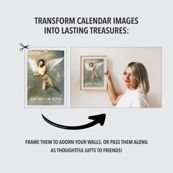 Renaissance Art Wall Calendar - Renaissance Artwork, Greek Mythology, Semi-Glossy Paper