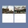 Detroit Postcards Wall Calendar — Motor City Decor, Retro Colorized, Semi‑Glossy Paper