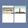 Detroit Postcards Wall Calendar — Motor City Decor, Retro Colorized, Semi‑Glossy Paper