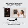 Thomas Eakins Wall Calendar – American Realist Art, Portrait Painting, Semi-Glossy Paper