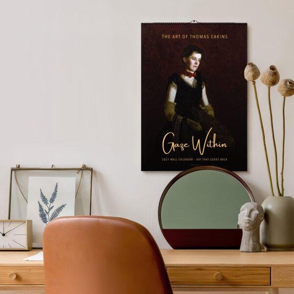 Thomas Eakins Wall Calendar – American Realist Art, Portrait Painting, Semi-Glossy Paper