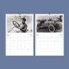 Vintage Race Car Wall Calendar – Historic Motorsport, Petrolhead Gift, Semi-Glossy Paper