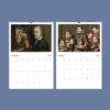 Renaissance Women Artists Calendar – Dark Academia Art Gift, Semi-Glossy Paper