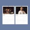Renaissance Women Artists Calendar – Dark Academia Art Gift, Semi-Glossy Paper