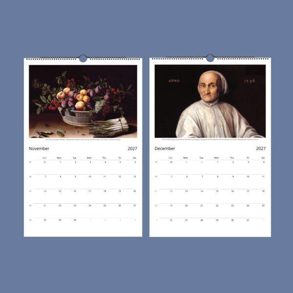 Renaissance Women Artists Calendar – Dark Academia Art Gift, Semi-Glossy Paper