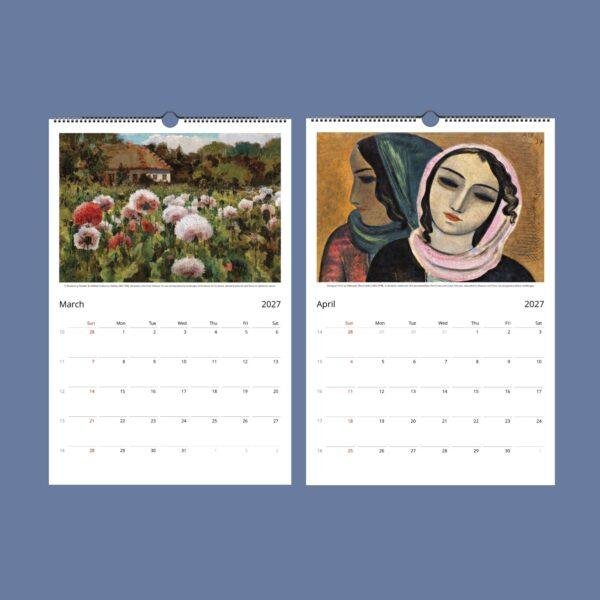 Ukraine Wall Calendar - Slavic folklore, Eastern European Art, Semi-Glossy Paper