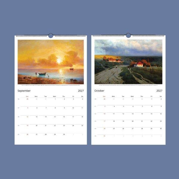 Ukraine Wall Calendar - Slavic folklore, Eastern European Art, Semi-Glossy Paper