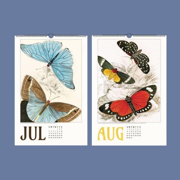 Butterfly Art Wall Calendar