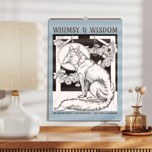 Percy Billinghurst Wall Calendar – British Artist, Childrens Books, Hand Illustrated, Semi-Glossy Paper
