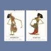 Wayang Kulit Wall Calendar – Shadow Puppets, Javanese Art, Performing Arts, Semi-Glossy Paper