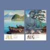 Kawase Hasui Wall Calendar - Japanese Woodblock Prints, Semi-Glossy Paper