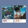 Kawase Hasui Wall Calendar - Japanese Woodblock Prints, Semi-Glossy Paper