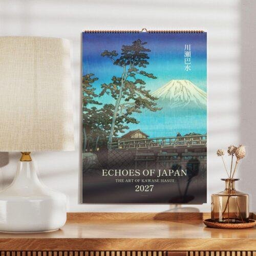 Kawase Hasui Wall Calendar - Japanese Woodblock Prints, Semi-Glossy Paper