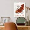 Butterfly Art Wall Calendar