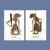 Wayang Kulit Wall Calendar – Shadow Puppets, Javanese Art, Performing Arts, Semi-Glossy Paper