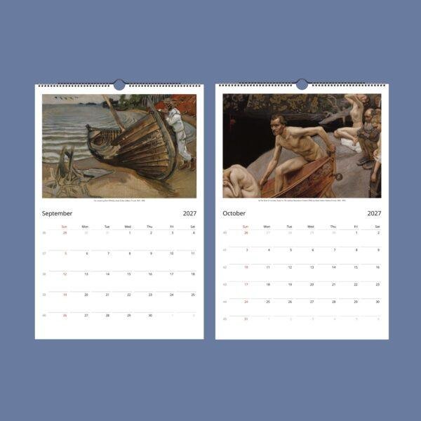 Akseli Gallen-Kallela Wall Calendar - Finnish Artist, Symbolism Art, Semi-Glossy Paper