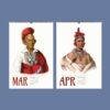 American Heritage Wall Calendar