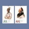 American Heritage Wall Calendar