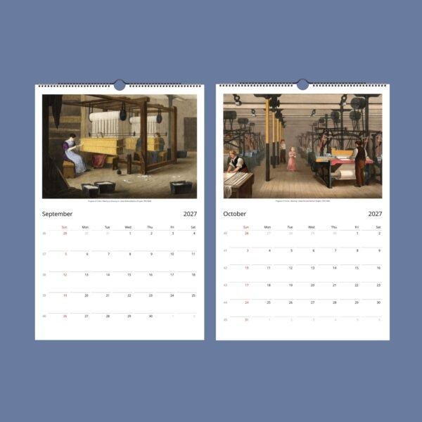 Cotton Industry Wall Calendar