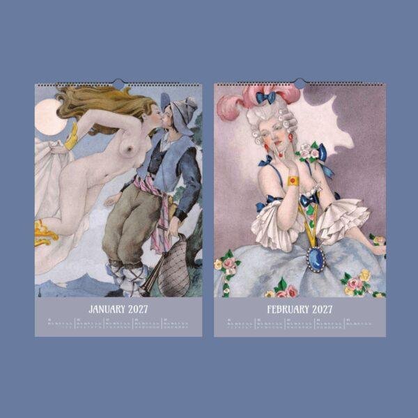 Umberto Brunelleschi Wall Calendar
