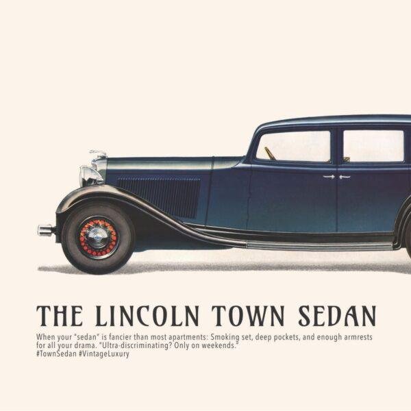 1933 Lincoln Town Sedan