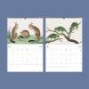 Untamed Africa Wall Calendar – Vintage Wildlife Art Prints, Semi-Glossy Paper