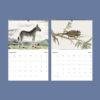 Untamed Africa Wall Calendar – Vintage Wildlife Art Prints, Semi-Glossy Paper