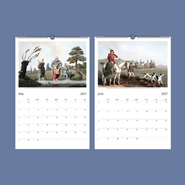 Costume of Yorkshire Wall Calendar