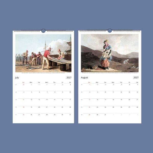 Costume of Yorkshire Wall Calendar