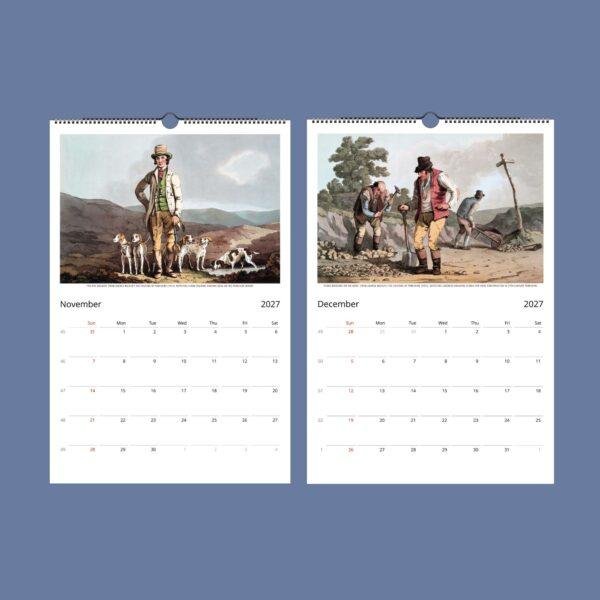 Costume of Yorkshire Wall Calendar