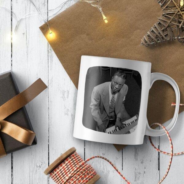 Nat King Cole Coffee Mug, Custom Ceramic Mug for Jazz Musicians
