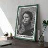 Jazz Poster Nina Simone Amsterdam, 1965 - Music Lover Gift, Gallery Matte