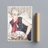 Gerda Wegener: "Woman with her Dog", Danish painter, Equal Rights, Matte Poster