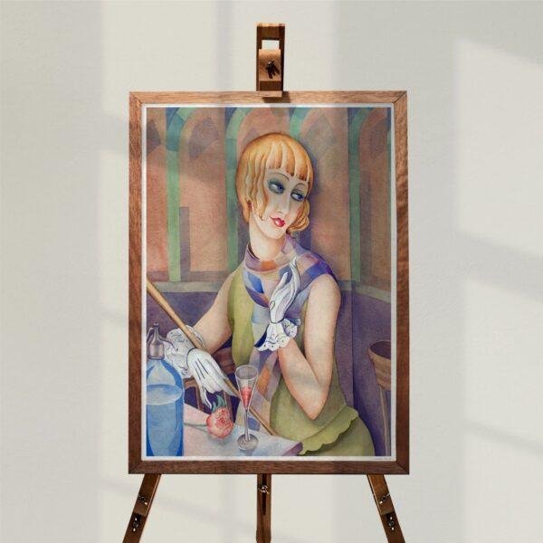 Gerda Wegener: "Lili Elbe", Danish painter, Equal Rights, Matte Poster