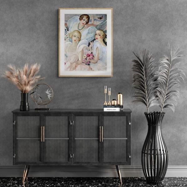 Gerda Wegener: "Les femmes fatales", Danish painter, Equal Rights, Matte Poster