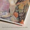 Gerda Wegener: "Lili Elbe with feather fan", Danish painter, Equal Rights, Matte Poster