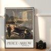 Vintage Car Poster - Pierce-Arrow Dual Valve Six, Automobile Art, Gallery Matte